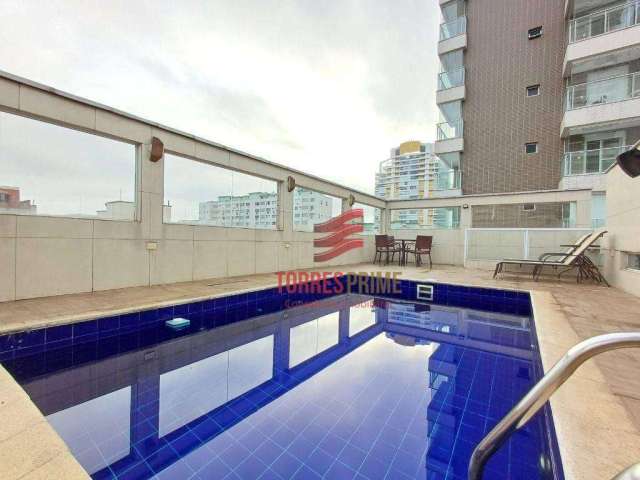 Cobertura Triplex com 3 dormitórios, 1 suíte, Piscina e vista parcial do Mar à venda  por R$ 3.300.000 - Embaré - Santos/SP