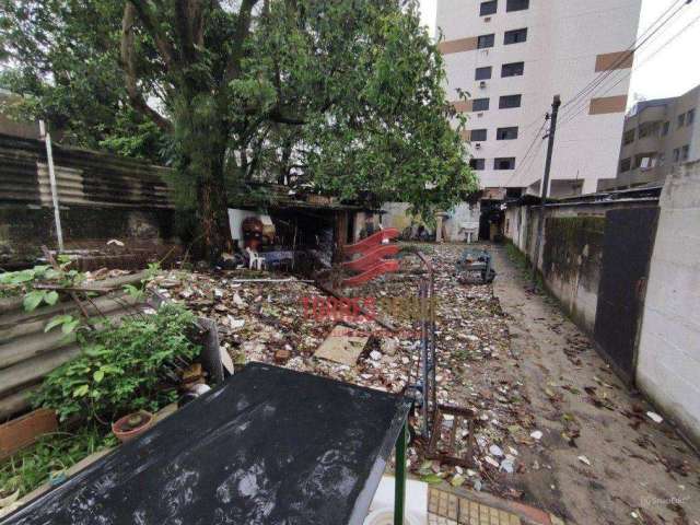 Terreno à venda, 720 m² por R$ 2.400.000,00 - Encruzilhada - Santos/SP