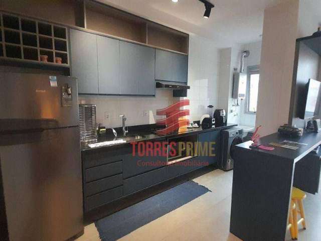 Studio com 1 dormitório à venda, 46 m² por R$ 850.000,00 - Boqueirão - Santos/SP