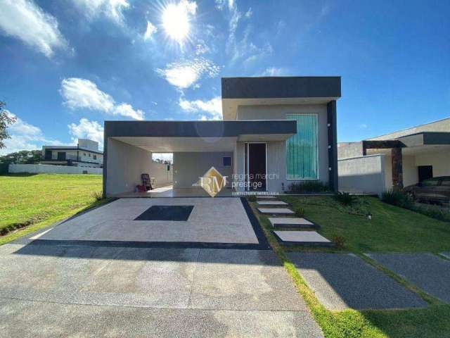 Linda casa com três suítes e piscina á venda no condomínio Residencial Una em Itu/SP