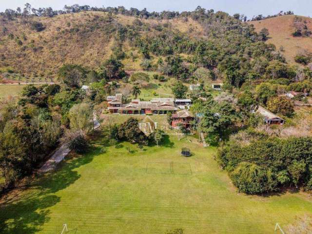 Maravilhoso Sítio com 9 quartos, 42.600 m², à venda por R$ 5.500.000- Zona Rural - Jacareí/SP