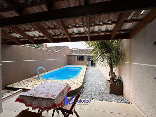 Casa com piscina, 450m do mar Balneário Monções