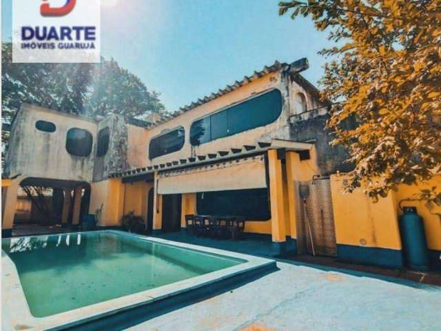 Casa com 6 dormitórios à venda, 306 m² por R$ 1.200.000,00 - Tombo - Guarujá/SP