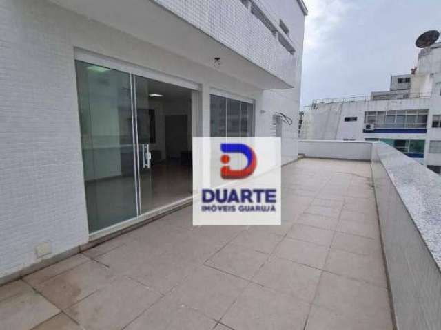 Cobertura com 3 dormitórios à venda, 190 m² por R$ 1.380.000 - Pitangueiras - Guarujá/SP