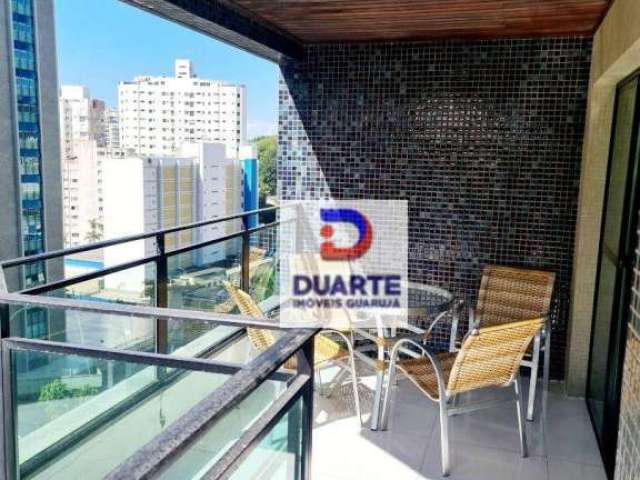 Apartamento com 2 dormitórios para alugar, 100 m² por R$ 4.500,00/mês - Astúrias - Guarujá/SP