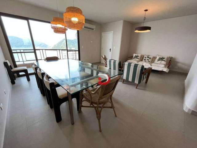 Apartamento com 3 dormitórios para alugar, 214 m² por R$ 8.000,00 - Tombo - Guarujá/SP