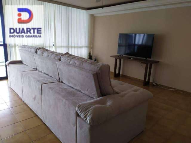 Apartamento com 3 dormitórios para alugar, 153 m² por R$ 6.500,00/mês - Jardim Astúrias - Guarujá/SP