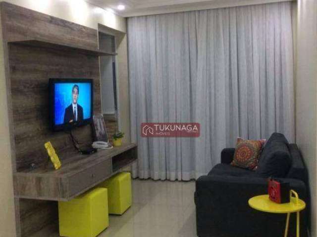 Apartamento com 2 dormitórios à venda, 59 m² por R$ 426.000,00 - Picanco - Guarulhos/SP