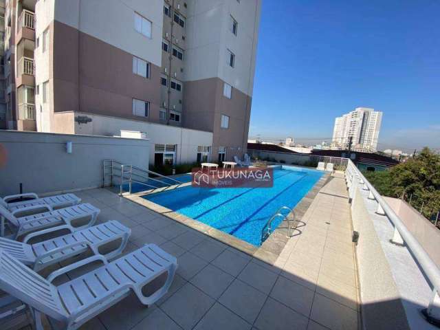 Apartamento com 2 dormitórios à venda, 56 m² por R$ 470.000 -Sporte Lago dos patos- Vila Galvão - Guarulhos/SP