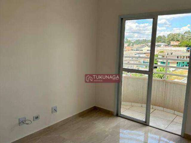 Apartamento com 2 dormitórios com sacada à venda, 49 m² por R$ 235.000 - Parque Primavera - Guarulhos/SP