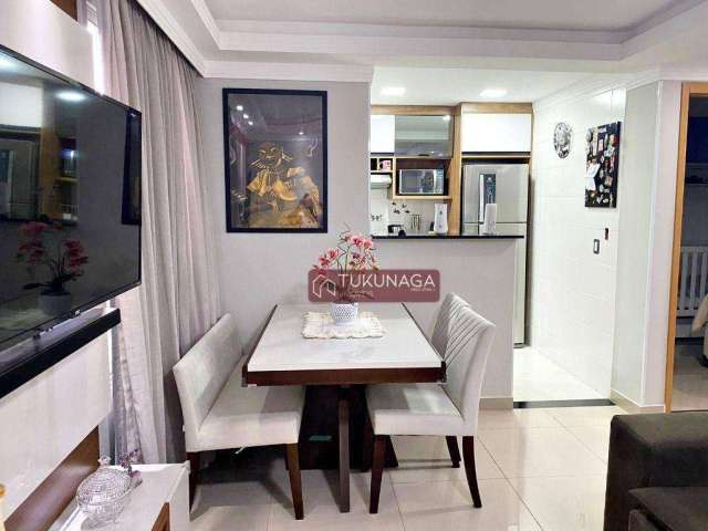 Apartamento Parque Santa Lúcia com 2 dormitórios à venda, 43 m² por R$ 230.000 - Água Chata - Guarulhos/SP