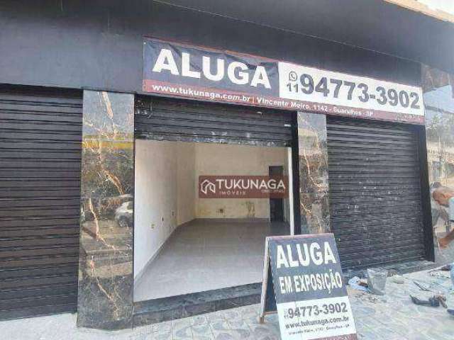 Salão para alugar, 25 m² por R$ 1.960,00/mês - Jardim Vila Galvão - Guarulhos/SP