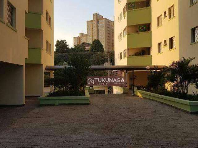 Apartamento com 2 dormitórios para alugar, 70 m² por R$ 2.400,00/mês - Vila Galvão - Guarulhos/SP