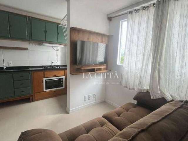 Apartamento com 2 dormitórios para alugar, 46 m² por R$ 2.279,00/mês - Carvalho - Itajaí/SC