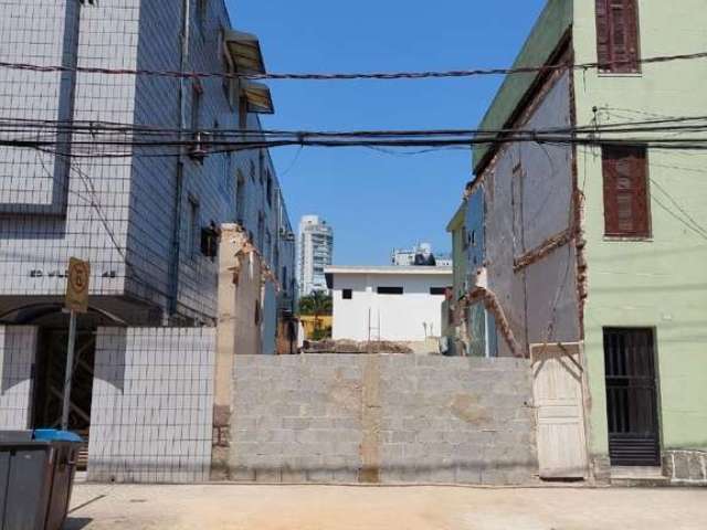 Terreno à venda no Gonzaga em Santos-SP! 168m² de área disponível! Aproveite essa oportunidade única!