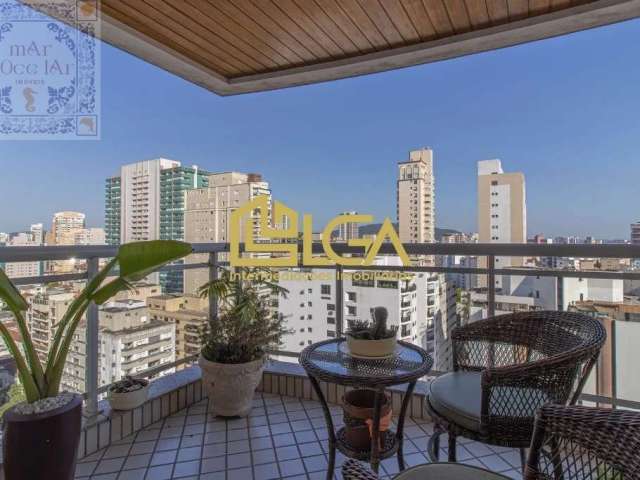 Venda Apartamento Santos, SP - mAr dOce lAr com VISTA PANORÂMICA, 104m2 no Boqueirão, Santos.