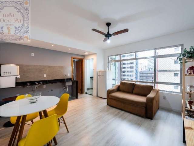 Apartamento  beira mar 1 dormitório ótima localização - José Menino - Santos/SP