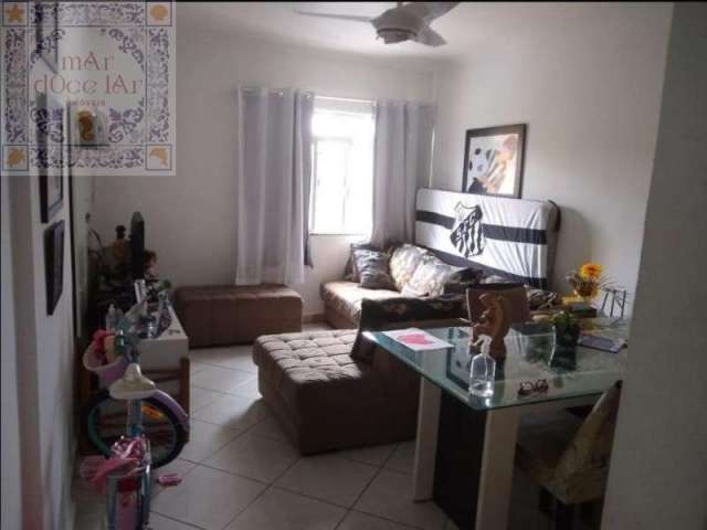 Apartamento 2 dormitórios quase pé na areia - José Menino - Santos/SP