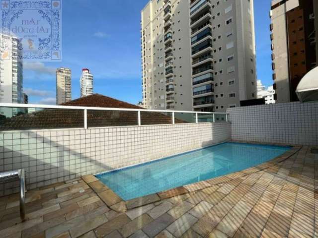 Venda Apartamento Santos SP - mAr dOce lAr garden com 3 dormitórios e terraço com churrasqueira, piscina e canil privativos no Gonzaga.