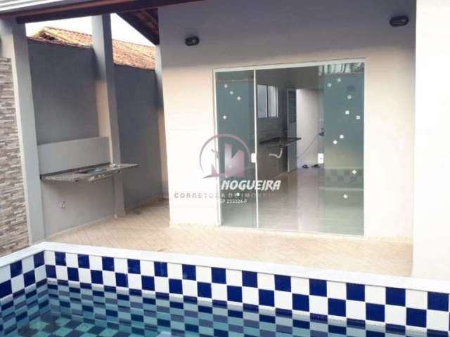 Casa com 2 quartos à venda na Rua Jarinas, Jardim das Palmeiras, Itanhaém, 80 m2 por R$ 290.000