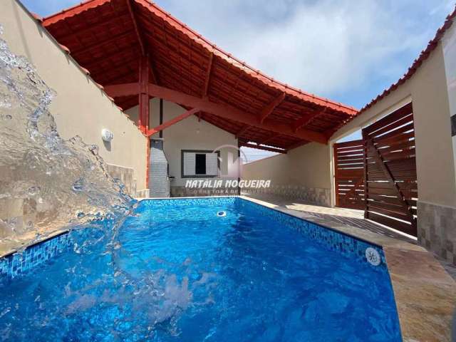 Casa com piscina em Mongaguá R$ 359 mil, Cod: 2208