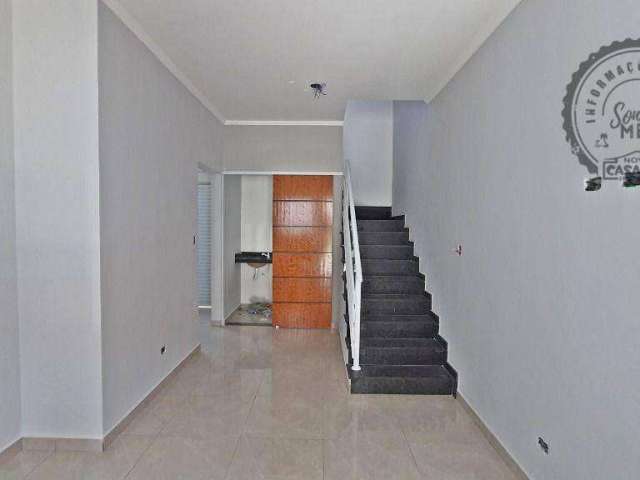 Sobrado com 3 dormitórios à venda, 125 m² por R$ 540.000,00 - Aviação - Praia Grande/SP