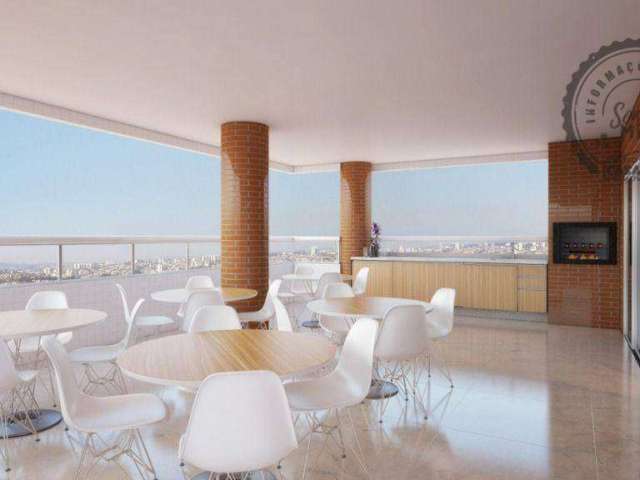 Apartamento com 1 dormitório à venda, 53 m² por R$ 330.000,00 - Caiçara - Praia Grande/SP