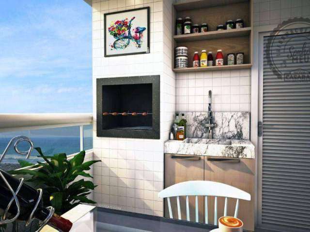 Apartamento com 2 dormitórios à venda, 73 m² por R$ 523.250,30 - Maracanã - Praia Grande/SP
