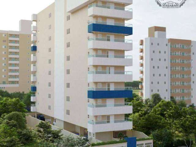 Apartamento com 1 dormitório à venda, 40 m² por R$ 298.700,00 - Vila Guilhermina - Praia Grande/SP