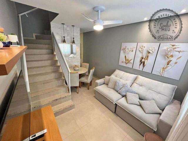 Sobrado com 2 dormitórios à venda, 84 m² por R$ 350.000,00 - Tude Bastos (Sítio do Campo) - Praia Grande/SP