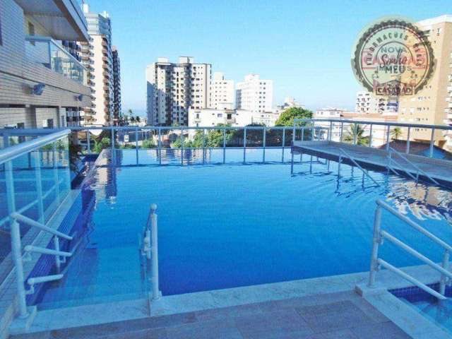 Apartamento com 3 dormitórios à venda, 154 m² por R$ 1.200.000,00 - Vila Guilhermina - Praia Grande/SP