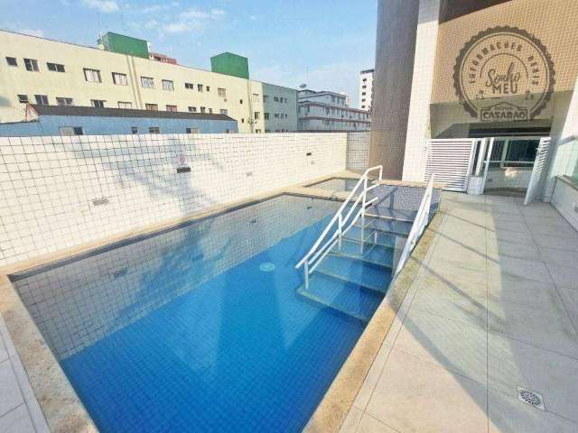 Apartamento com 2 dormitórios à venda, 85 m² por R$ 490.000,00 - Vila Guilhermina - Praia Grande/SP