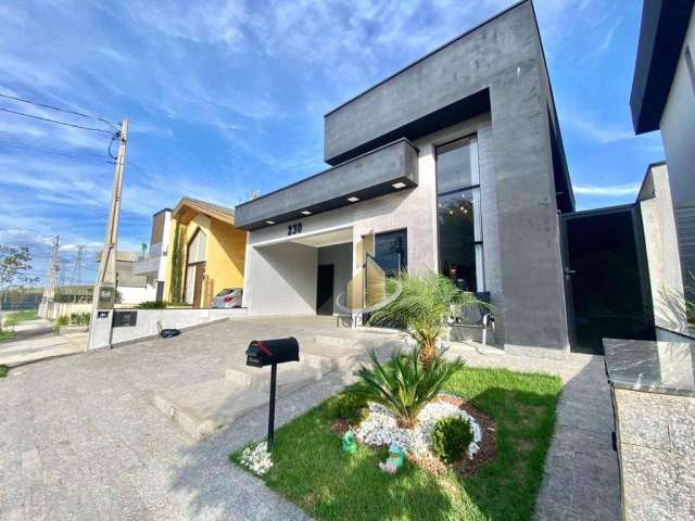 Casa com 3 dormitórios à venda, 147 m² por R$ 1.300.000,00 - Condomínio Malibu - Caçapava/SP