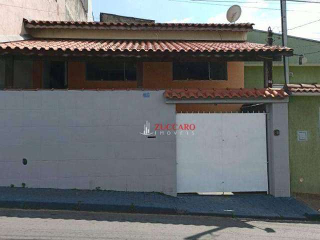 Casa com 3 dormitórios, 220 m² - venda por R$ 580.000,00 ou aluguel por R$ 2.620,00/mês - Jardim Testae - Guarulhos/SP