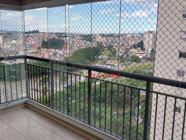 Apartamento com 2 dormitórios para alugar, 65 m² por R$ 3.542,70/mês - Jardim Flor da Montanha - Guarulhos/SP