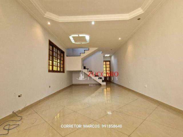 Sobrado com 4 dormitórios, 195 m² - venda por R$ 950.000,00 ou aluguel por R$ 3.650,00/mês - Jardim Paraventi - Guarulhos/SP