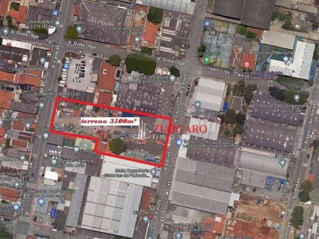 Terreno, 3500 m² - venda por R$ 12.600.000,00 ou aluguel por R$ 55.000,00/mês - Vila Endres - Guarulhos/SP