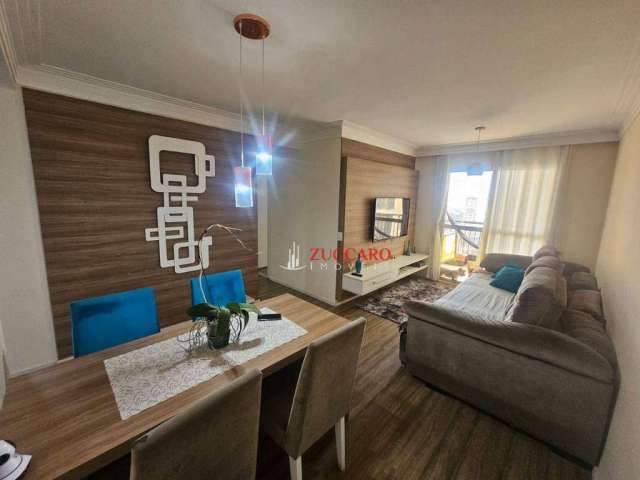 Apartamento com 3 dormitórios à venda, 76 m² por R$ 499.990,00 - Picanco - Guarulhos/SP