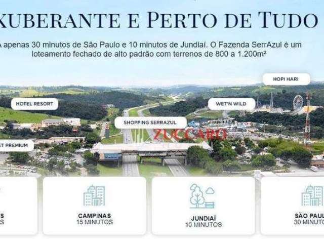 Cond Fechado Casa 3 dormitórios à venda, 330 m² por R$ 2.299.000 - Condomínio Fazenda Serrazul - Itupeva/SP