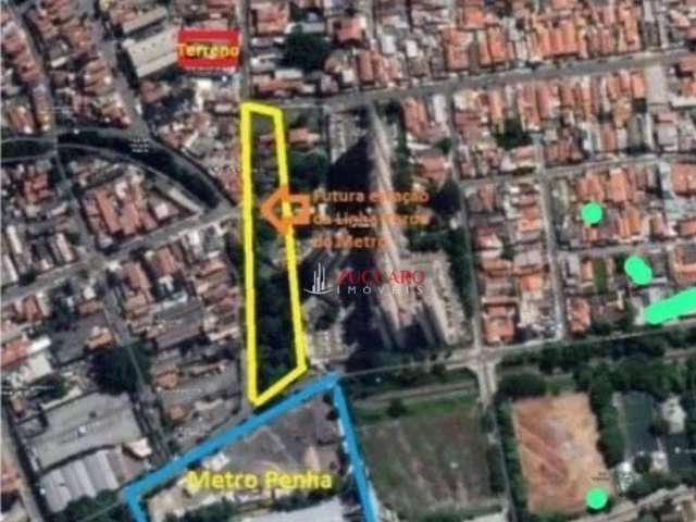 Terreno à venda, 500 m² por R$ 1.500.000,00 - Penha de França - São Paulo/SP