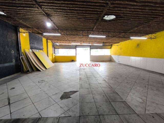 Salão para alugar, 305 m² por R$ 7.497,31/mês - Jardim Bom Clima - Guarulhos/SP