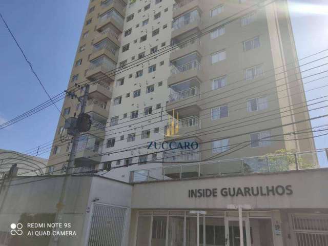 Studio com 1 dormitório para alugar, 38 m² por R$ 2.066,00/mês - Gopoúva - Guarulhos/SP