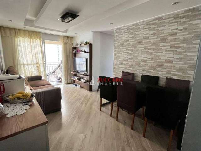 Apartamento com 3 dormitórios à venda, 65 m² por R$ 390.000,00 - Ponte Grande - Guarulhos/SP