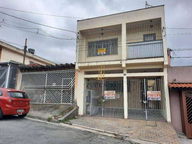 Casa com 1 dormitório para alugar, 60 m² por R$ 1.159,00/mês - Vila Flórida - Guarulhos/SP