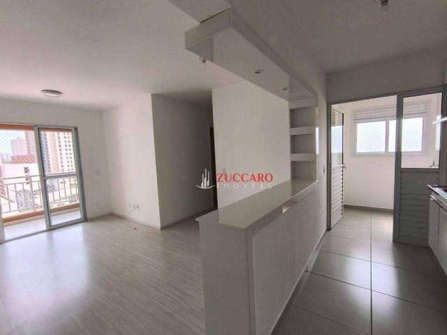 Apartamento com 2 dormitórios para alugar, 57 m² por R$ 2.512,81/mês - Vila Moreira - Guarulhos/SP