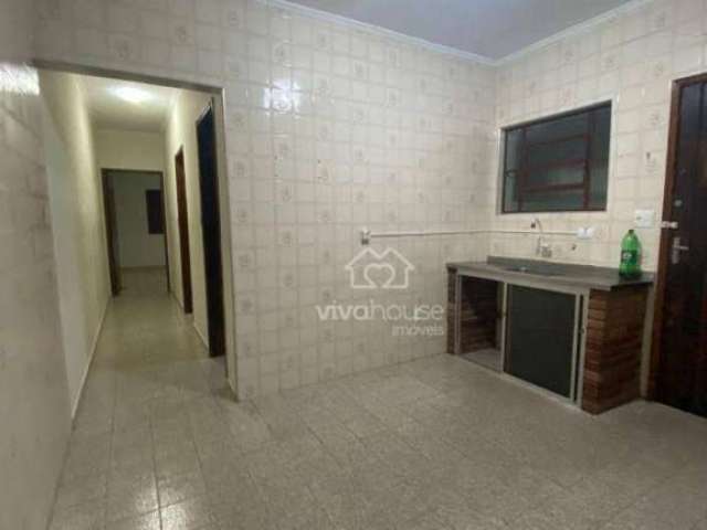 Casa com 2 dormitórios para alugar, 100 m² por R$ 1.600,00/mês - Jardim Guapituba - Mauá/SP