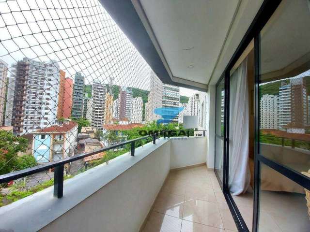 Apartamento com 4 dormitórios à venda, 130 m² por R$ 595.000,00 - Pitangueiras - Guarujá/SP