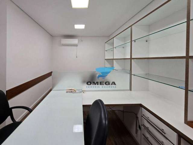 Sala Comercial à venda na praia das Pitangueiras no Guarujá I Omega Imóveis