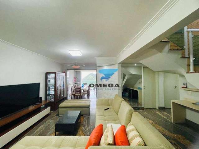 Cobertura Duplex à Venda na praia do Tombo no Guarujá I Omega Imóveis