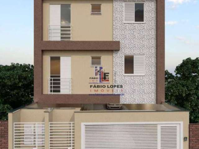 Apartamento com 2 dormitórios à venda, 60 m² por R$ 315.000,00 - Jardim Progresso - Santo André/SP